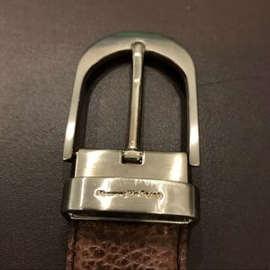 Ermenegildo Zegna Men’s Leather Belt